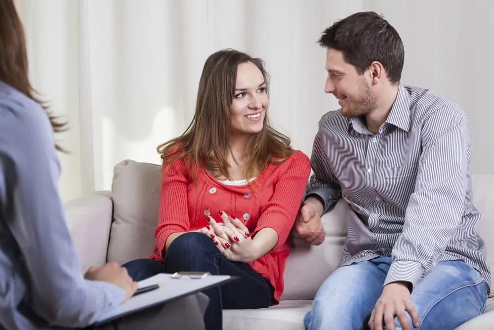 Marriage and couples counseling session